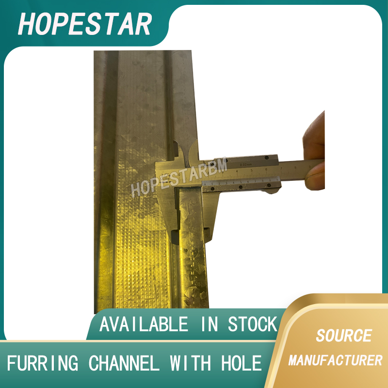 Aluminium furring channel